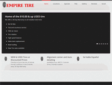Tablet Screenshot of empiretire.com